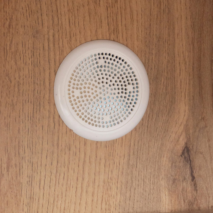 Vintage shoe cabinet textured oak look 3D with adjustable shelves 80×35×110cm FLAGELLUM