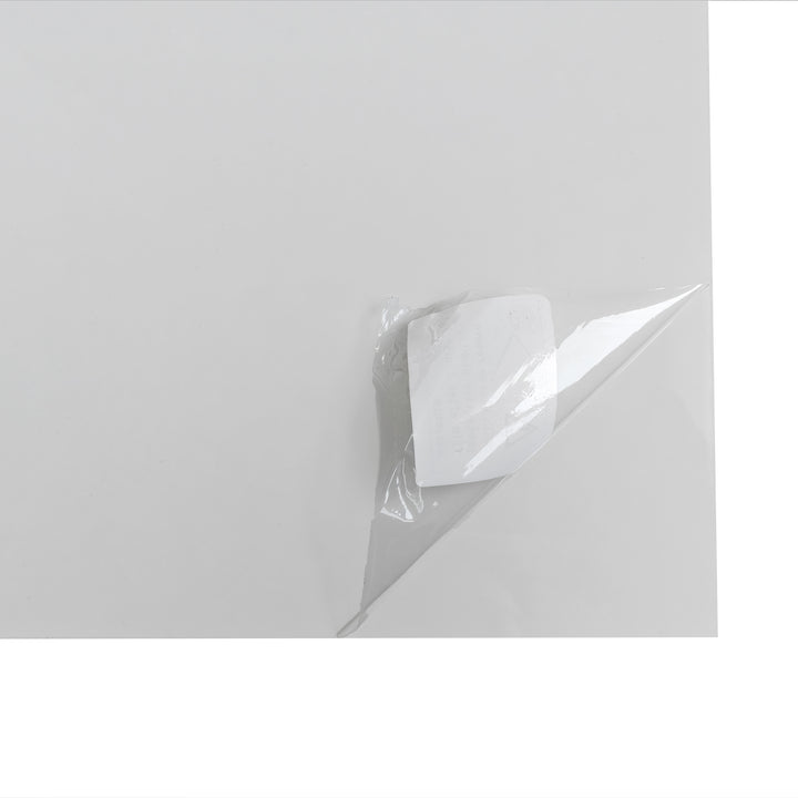 White rectangular coffee table high gloss with push pull double sided drawers SPECIES