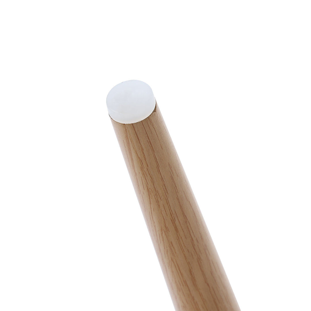 Set of 2 retro PU beige backrest rattan design accent dining chairs LONGITUDINALCREST