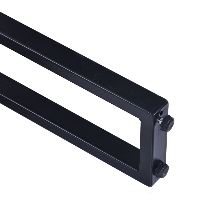 Set of 2 beige fabric dining chairs with curved ergonomic backrest and metal legs THISTLEDOWN