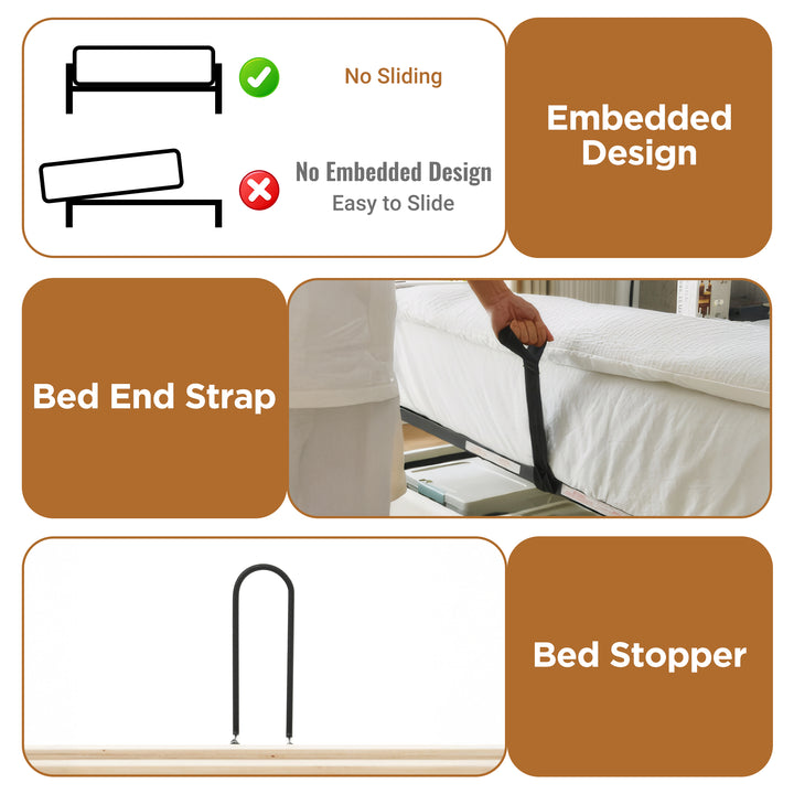 Single Daybed 3ft Grey Linen Upholstered Bed with Hydraulic Storage and LED Lights 90x190cm TRUNKMAX