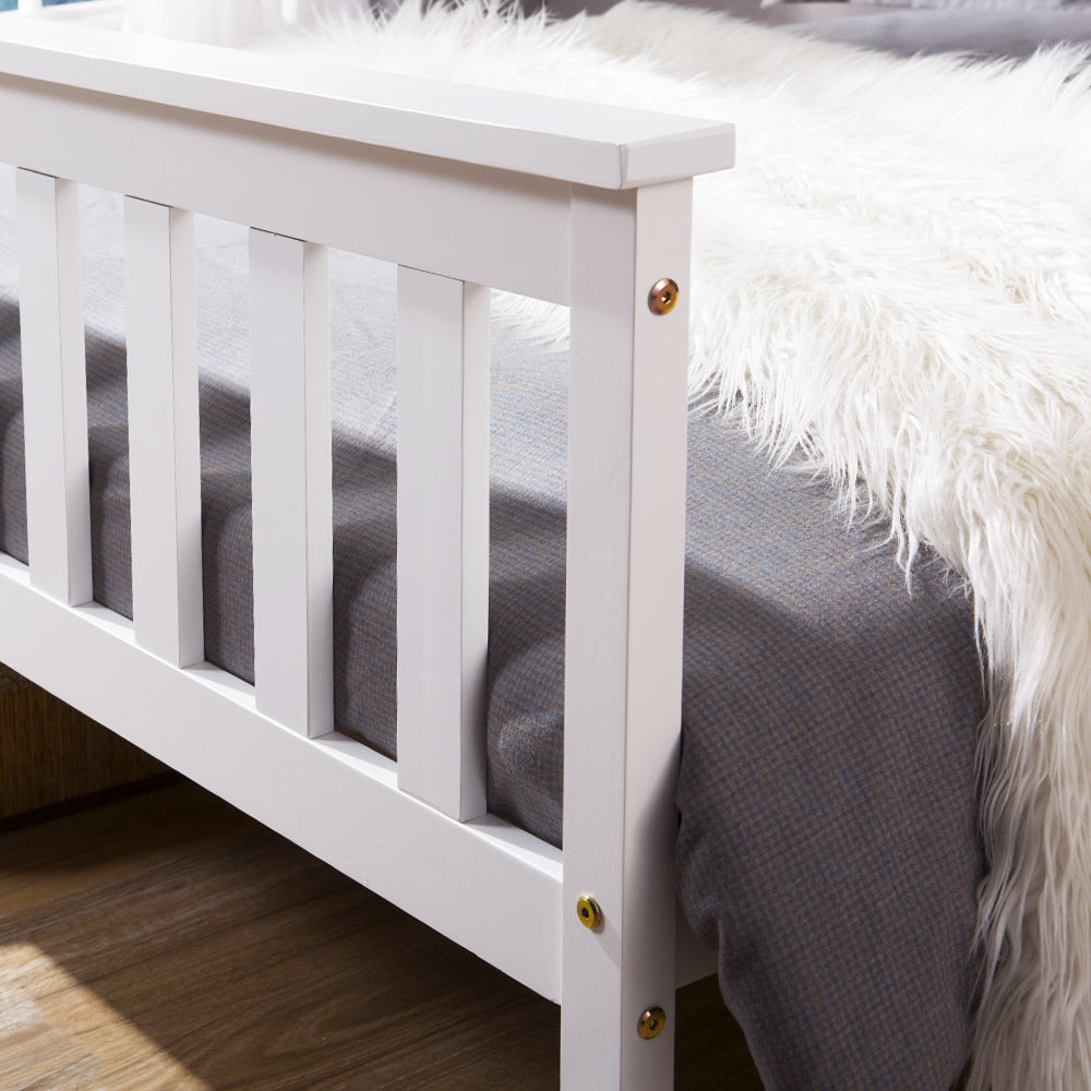 White single bed frame EIZEK UK