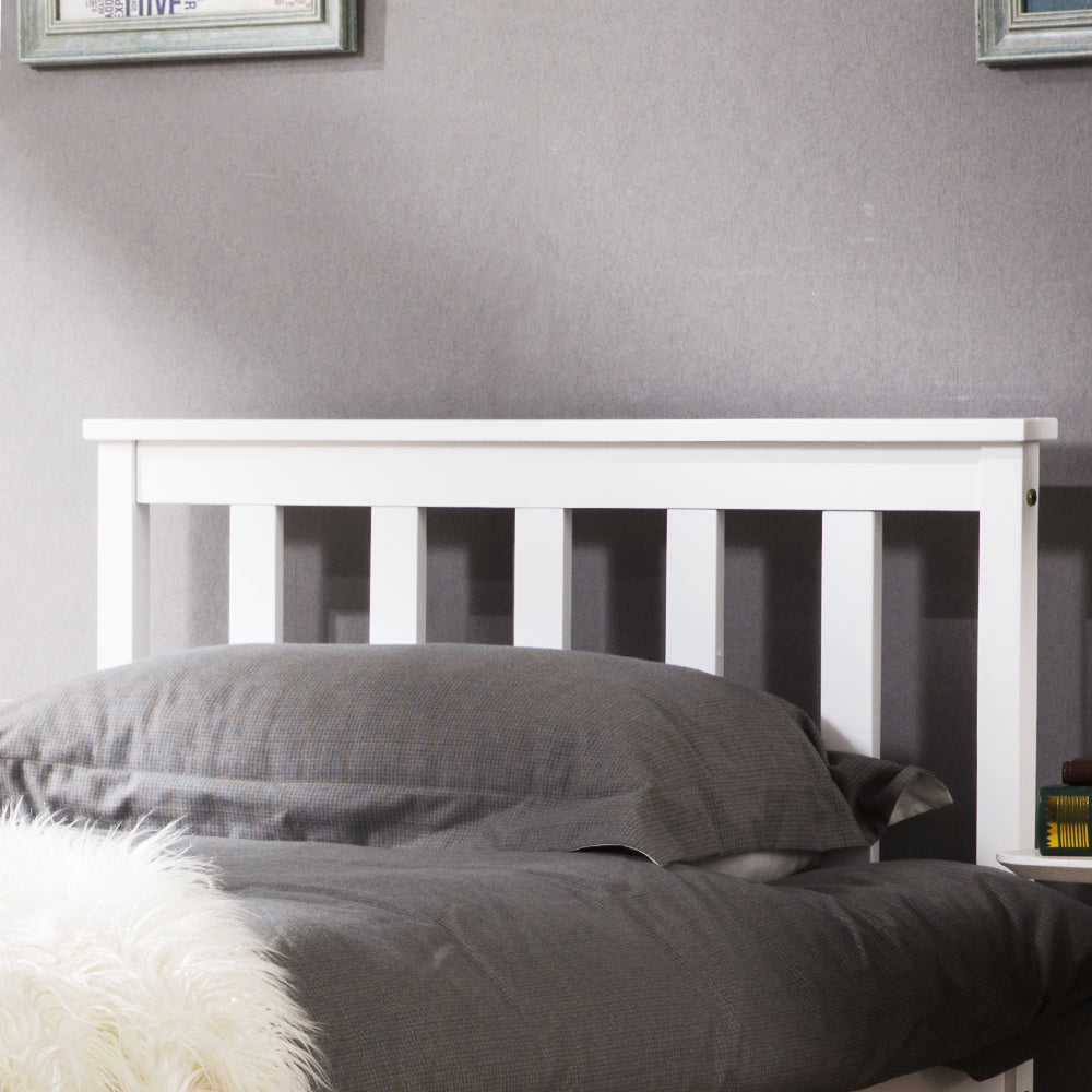 White single bed frame EIZEK UK