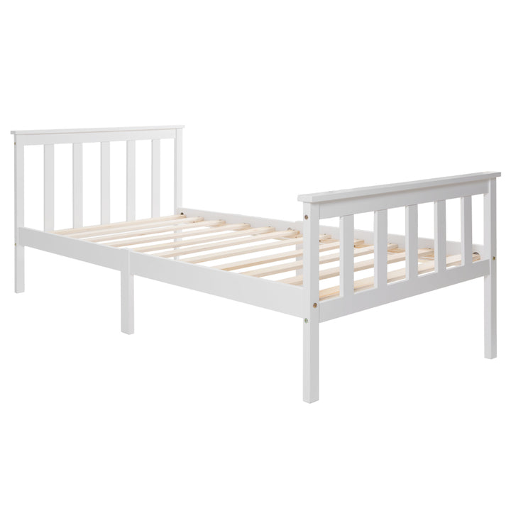 White single bed frame EIZEK UK