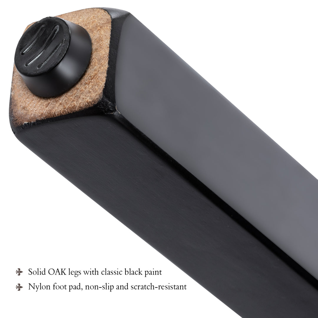 Set of 6 button tufted velvet grey dining chairs RESONANC