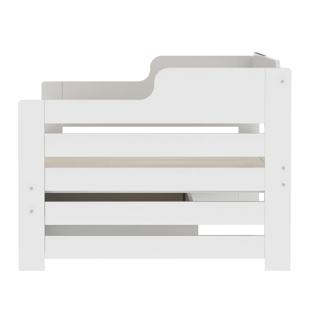 White single guest day bed with trundle & drawer UKZEONS UK