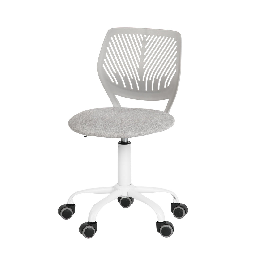 Grey swivel children desk's chair height adjustable office chair CARNATION VERITA GREY