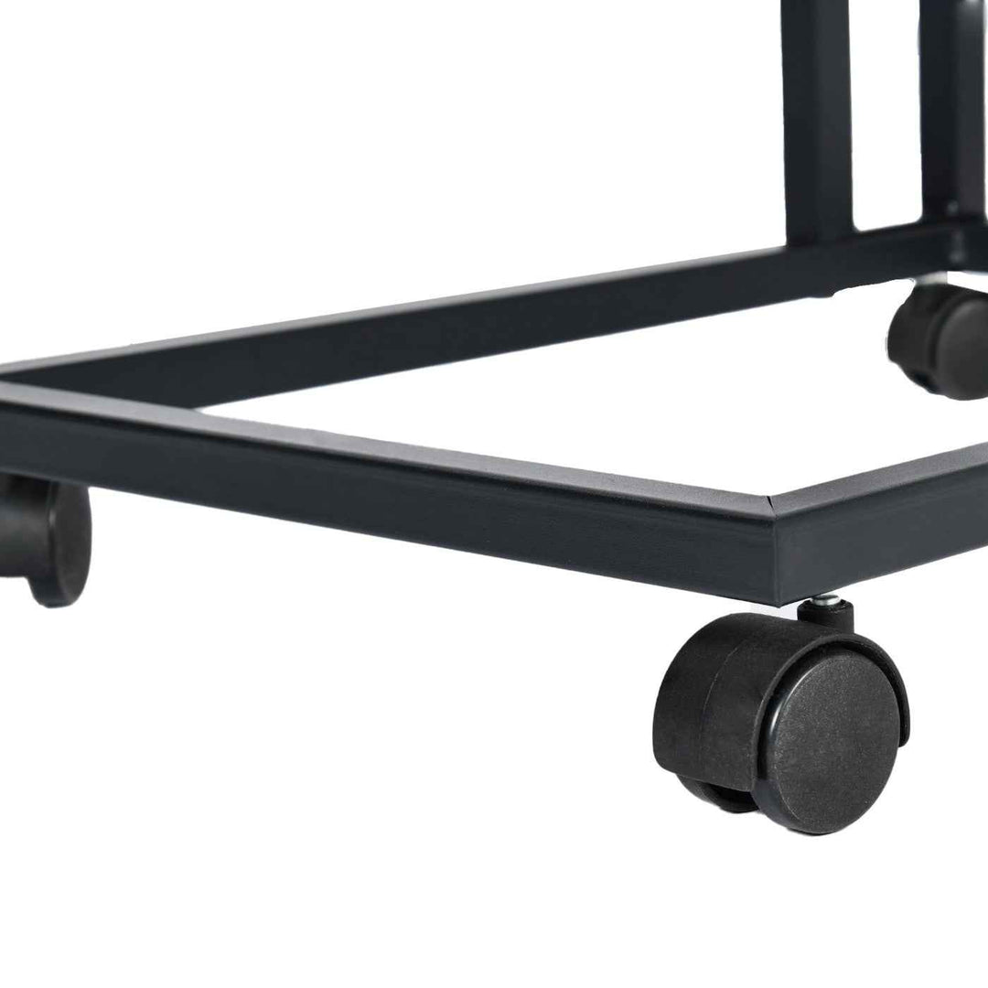 Side Table Brown 50x35x60cm Modern Console Table, Space-Saving Design for Living Room JENDEN