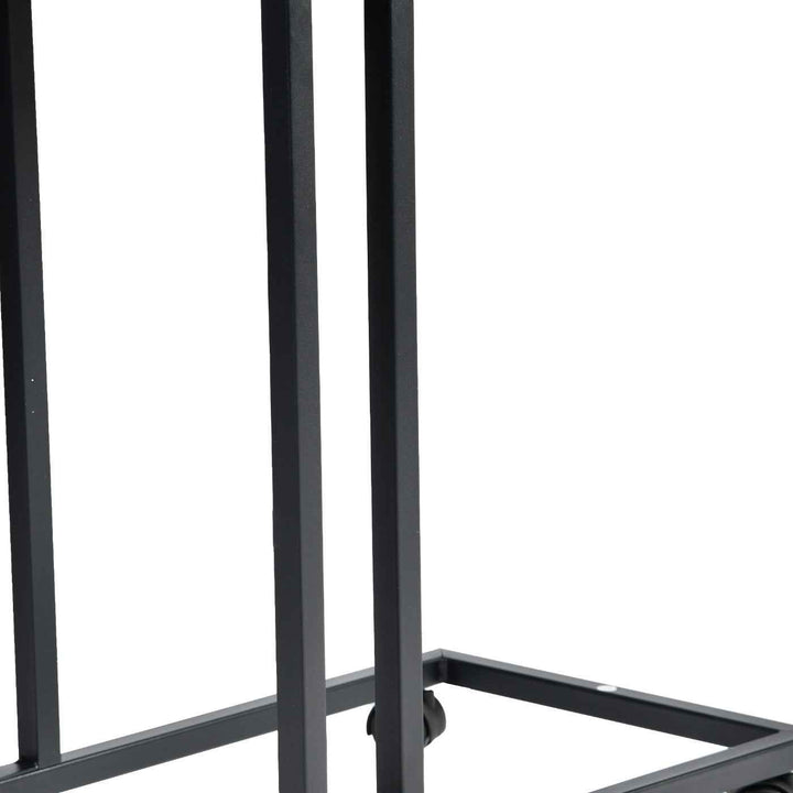 Side Table Brown 50x35x60cm Modern Console Table, Space-Saving Design for Living Room JENDEN