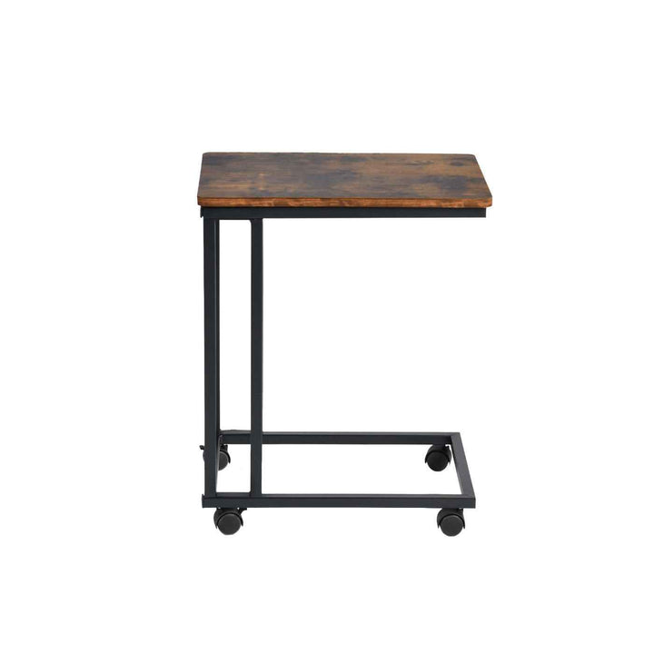 Side Table Brown 50x35x60cm Modern Console Table, Space-Saving Design for Living Room JENDEN