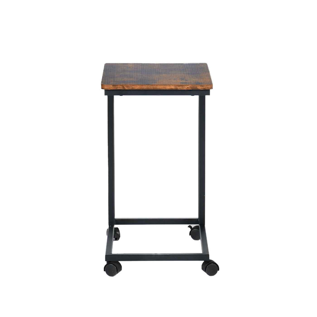 Side Table Brown 50x35x60cm Modern Console Table, Space-Saving Design for Living Room JENDEN
