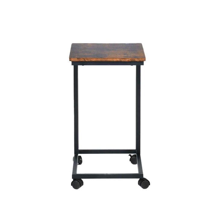 Side Table Brown 50x35x60cm Modern Console Table, Space-Saving Design for Living Room JENDEN