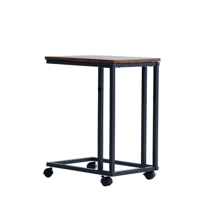 Side Table Brown 50x35x60cm Modern Console Table, Space-Saving Design for Living Room JENDEN
