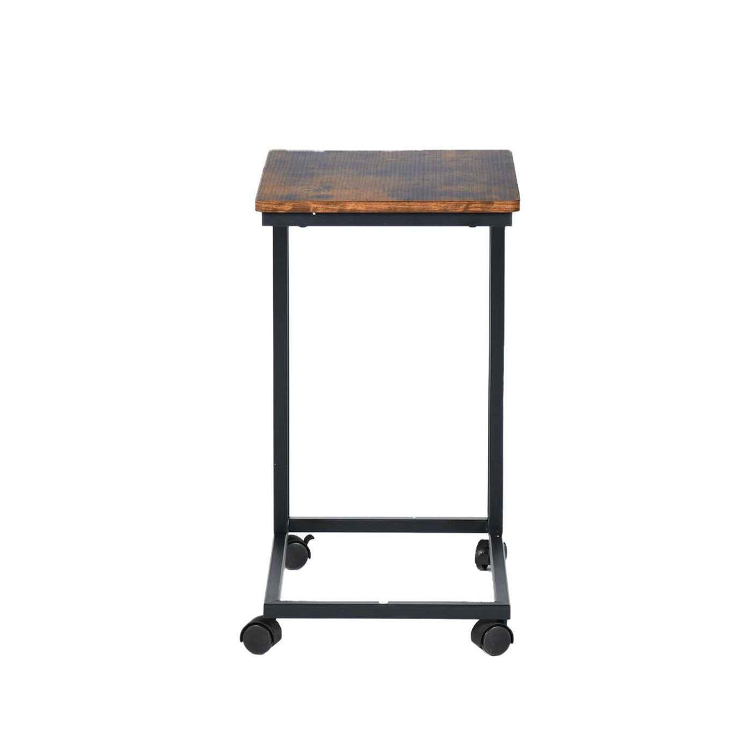 Side Table Brown 50x35x60cm Modern Console Table, Space-Saving Design for Living Room JENDEN