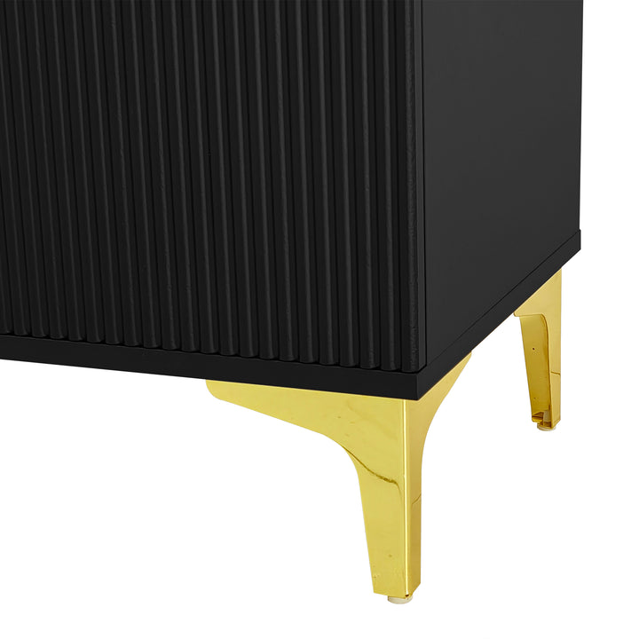 Black wooden entryway coat hanger, bench and cushion, and shoe cabinet TERMITEMOUND
