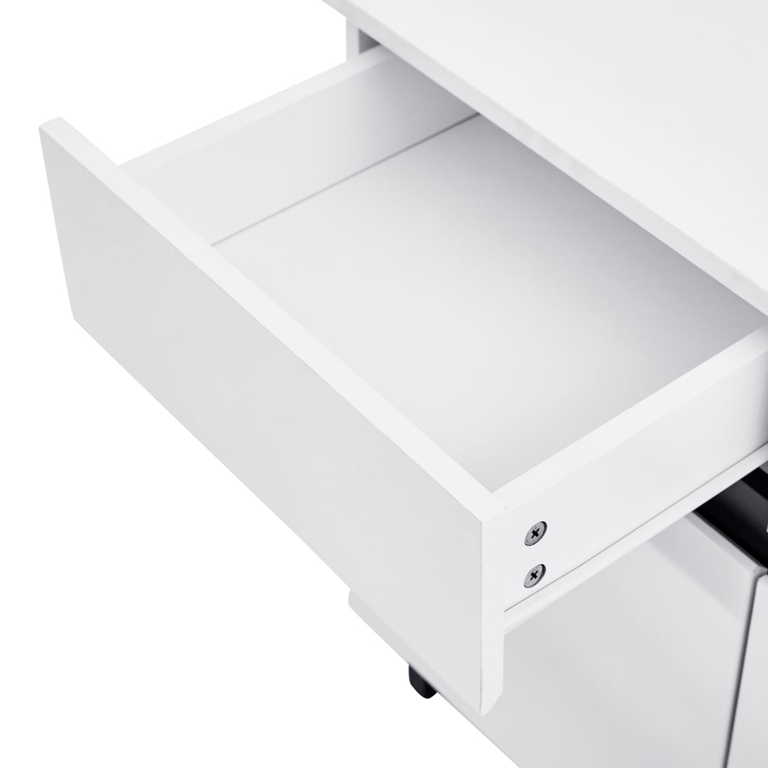 Modern high gloss white sideboard buffet 4 doors 160*40cm SPICEROUT