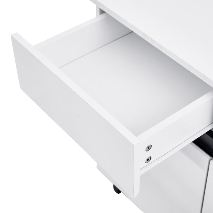 Modern high gloss white sideboard buffet 4 doors 160*40cm SPICEROUT