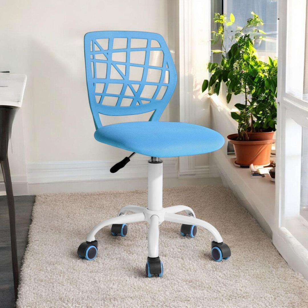 Blue Children's Desk Chair Swivel Office Chair CARNATION BLUE Ⅰ