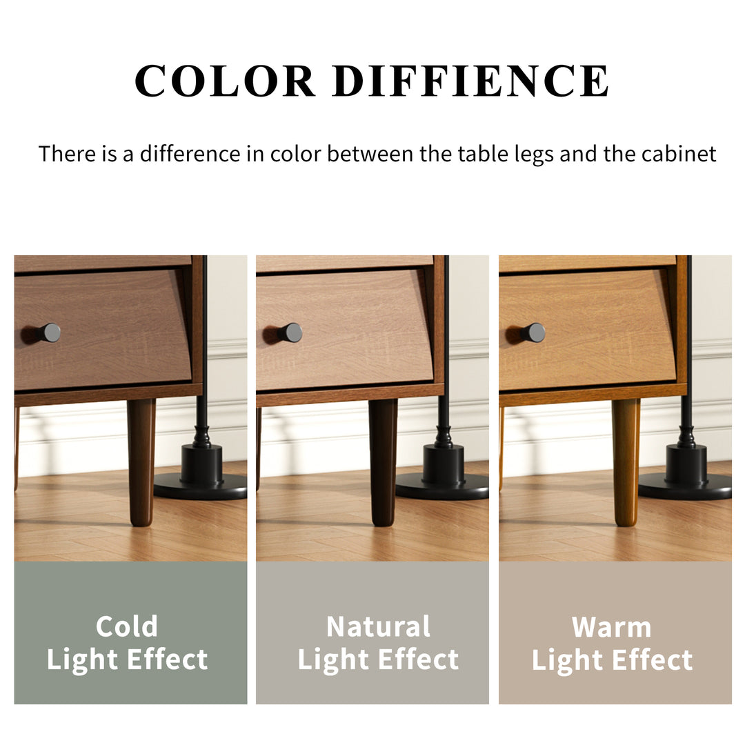 Wooden rattan sideboard vintage 3 doors 2 drawers 130x40x75.5cm SEAGRASSBED UK