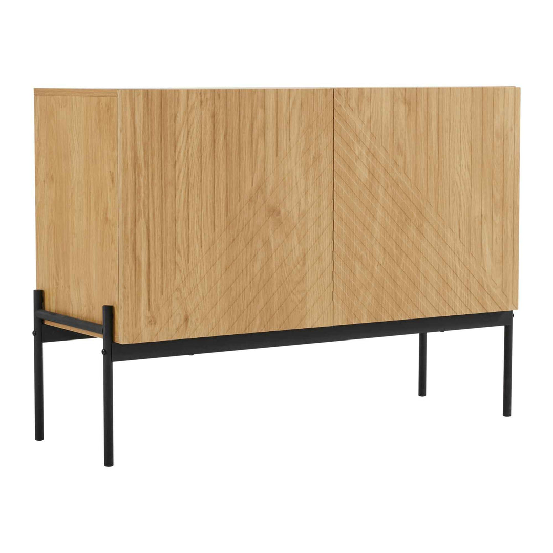 00+Sideboard Cabinet With 2 Doors and Adjustable Shelves for Living Room COMPACTTABLE