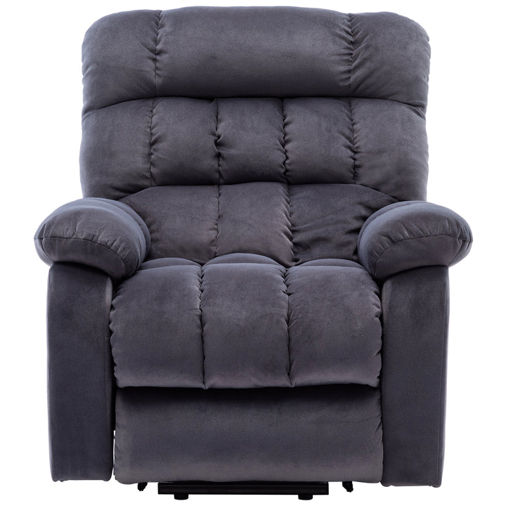 Grey lift up riser and recliner chair with massage and heating pockets usb ports AUDI UK
