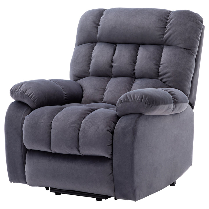 Grey lift up riser and recliner chair with massage and heating pockets usb ports AUDI UK
