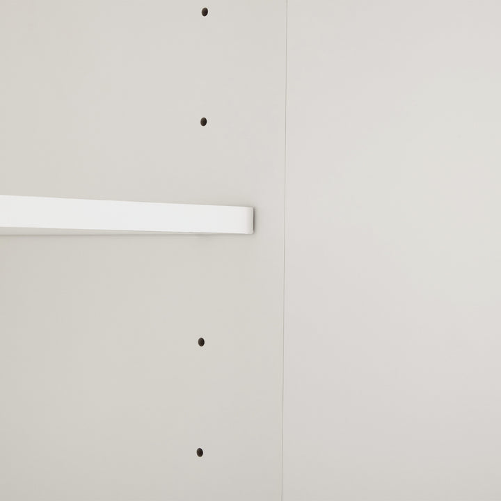 Modern white sideboard with 2 doors 80x40x80cm ELEGANT STOOL