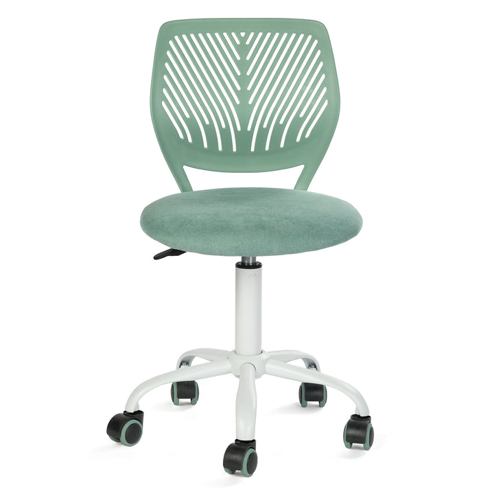 Aqua swivel children desk's chair height adjustable office chair CARNATION FABRIC AQUA