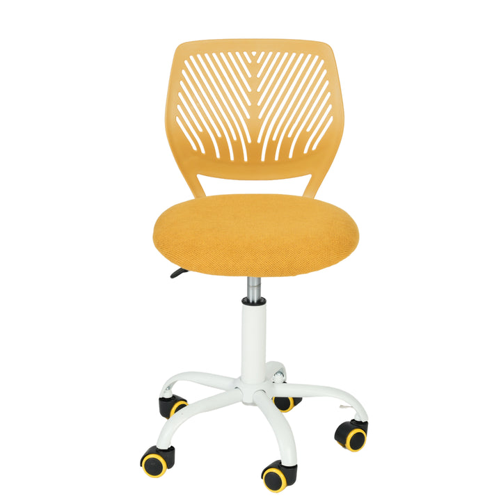 Swivel children desk's chair height adjustable office chair CARNATION LIME YELLOW