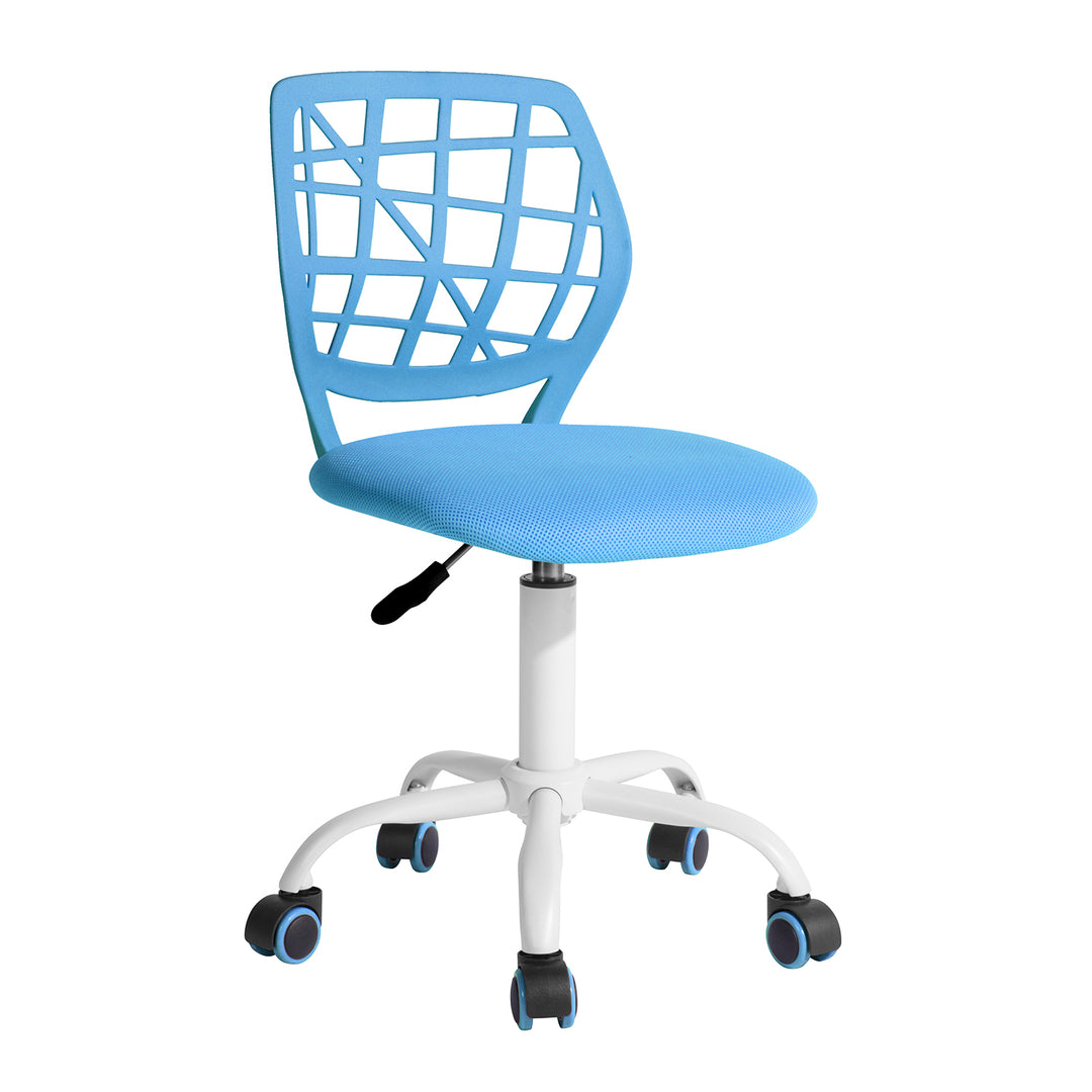 Blue Children's Desk Chair Swivel Office Chair CARNATION BLUE Ⅰ