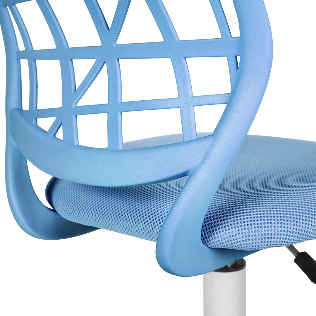 Blue Children's Desk Chair Swivel Office Chair CARNATION BLUE Ⅰ