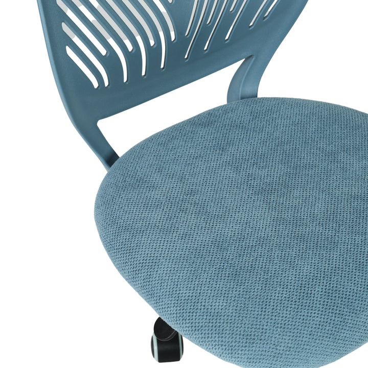 Swivel children desk's chair height adjustable office chair CARNATION CURIO BLUE