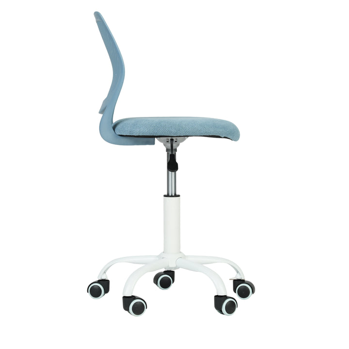 Swivel children desk's chair height adjustable office chair CARNATION CURIO BLUE