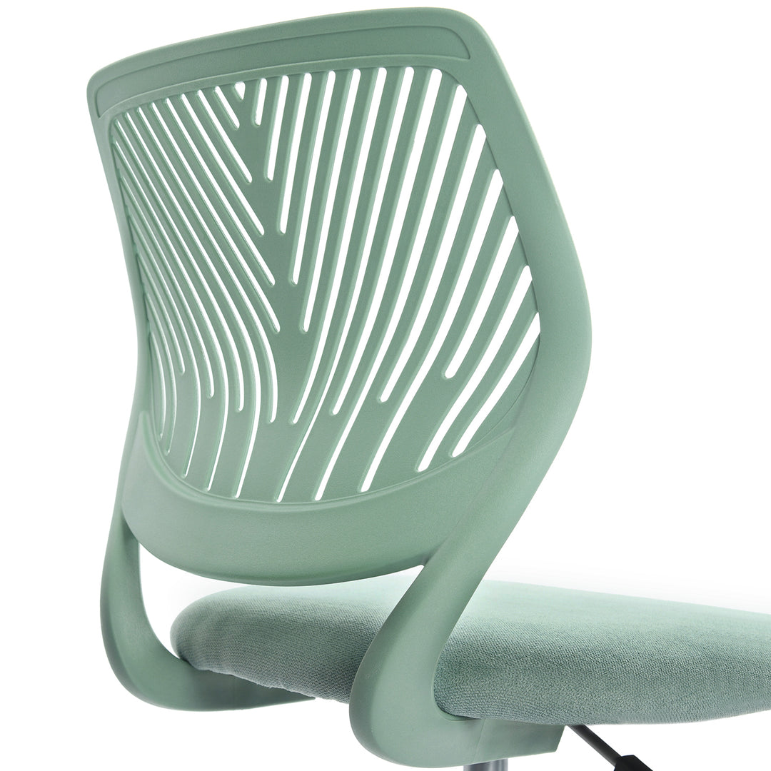 Aqua swivel children desk's chair height adjustable office chair CARNATION FABRIC AQUA