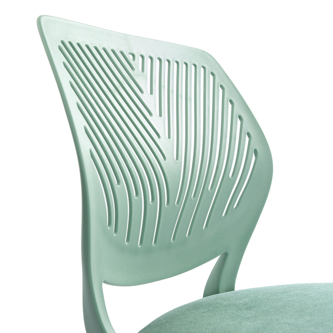 Aqua swivel children desk's chair height adjustable office chair CARNATION FABRIC AQUA