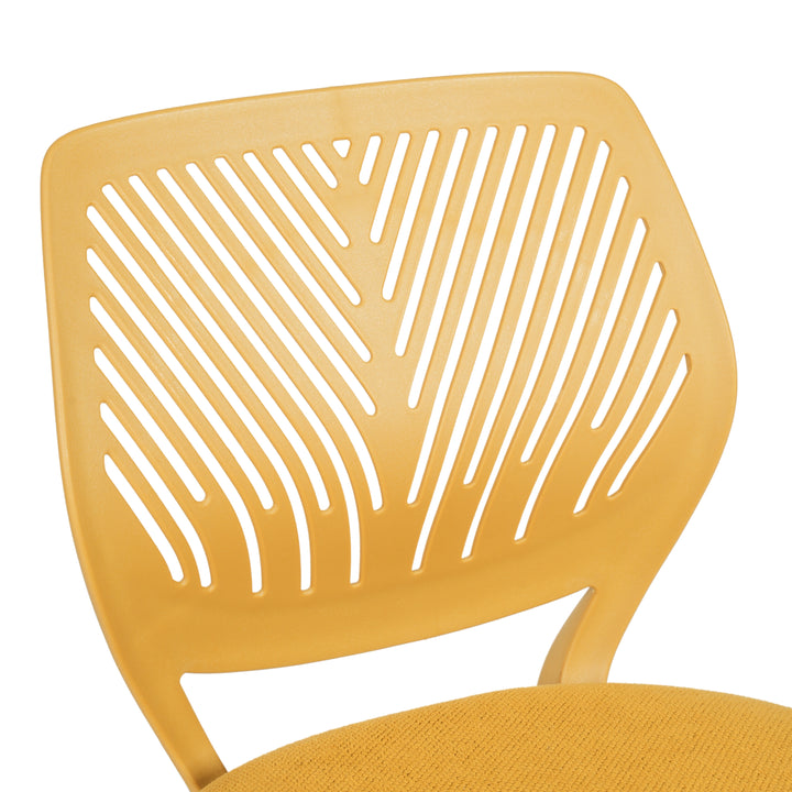 Swivel children desk's chair height adjustable office chair CARNATION LIME YELLOW