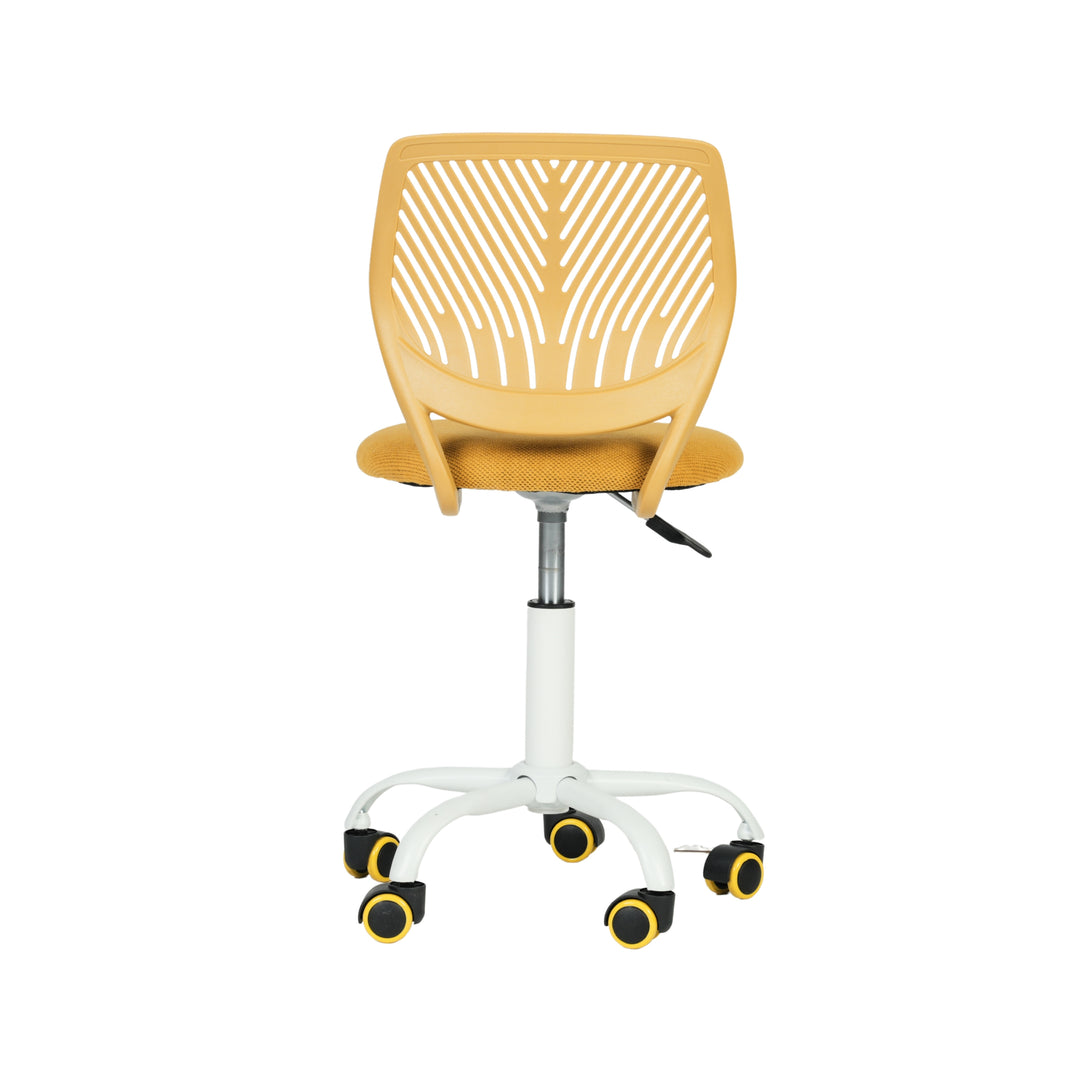 Swivel children desk's chair height adjustable office chair CARNATION LIME YELLOW