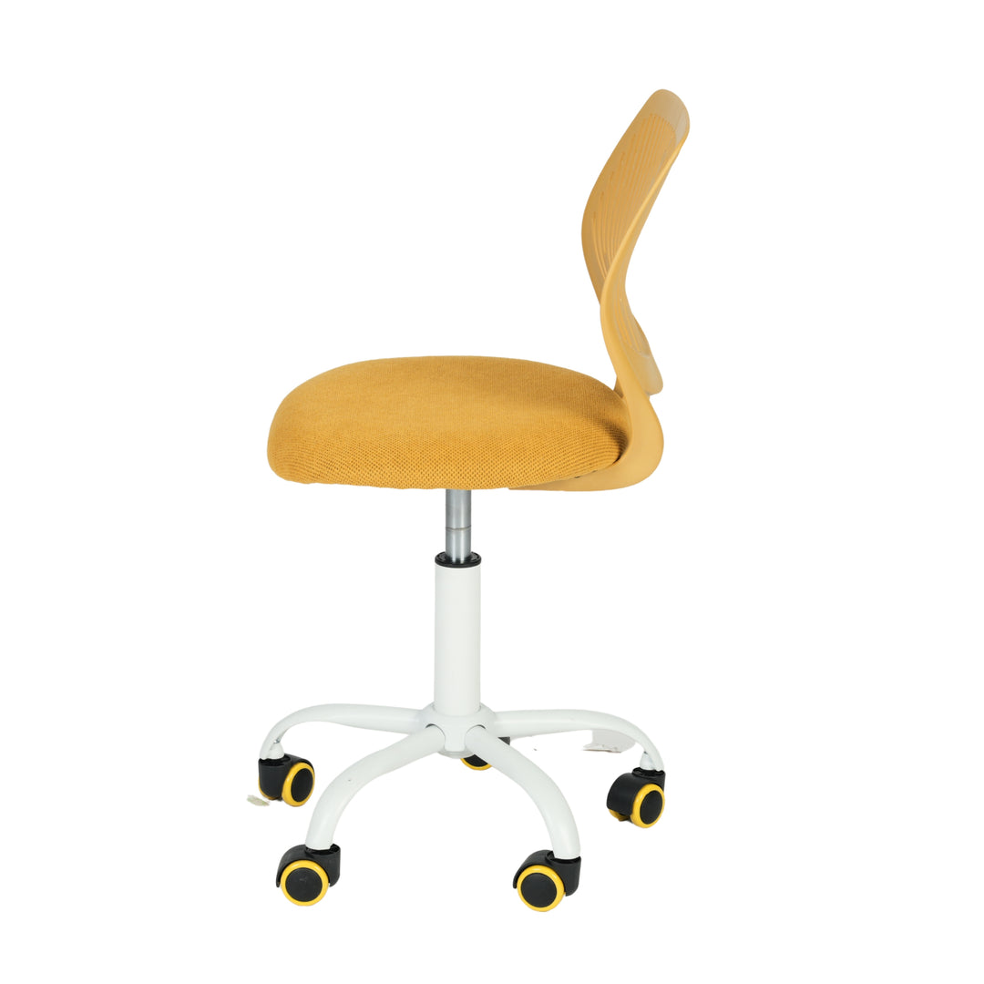 Swivel children desk's chair height adjustable office chair CARNATION LIME YELLOW
