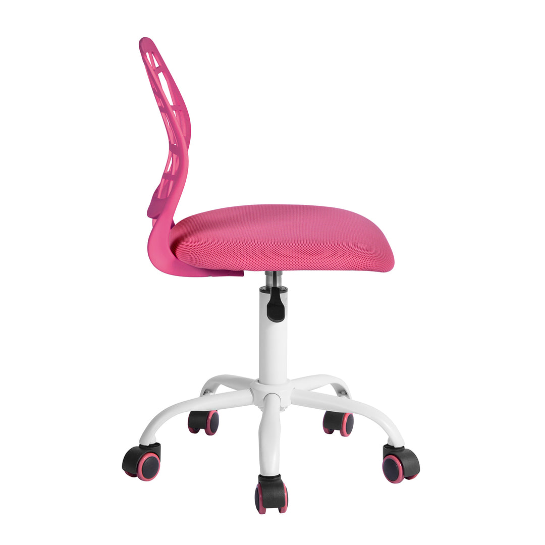 Fusha swivel children desk's chair height adjustable office chair CARNATION PINK I