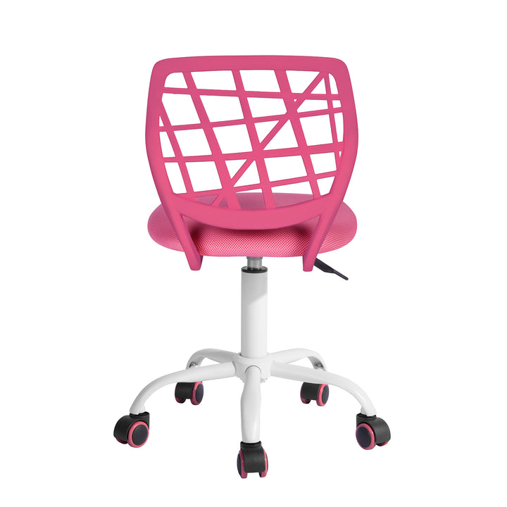 Fusha swivel children desk's chair height adjustable office chair CARNATION PINK I