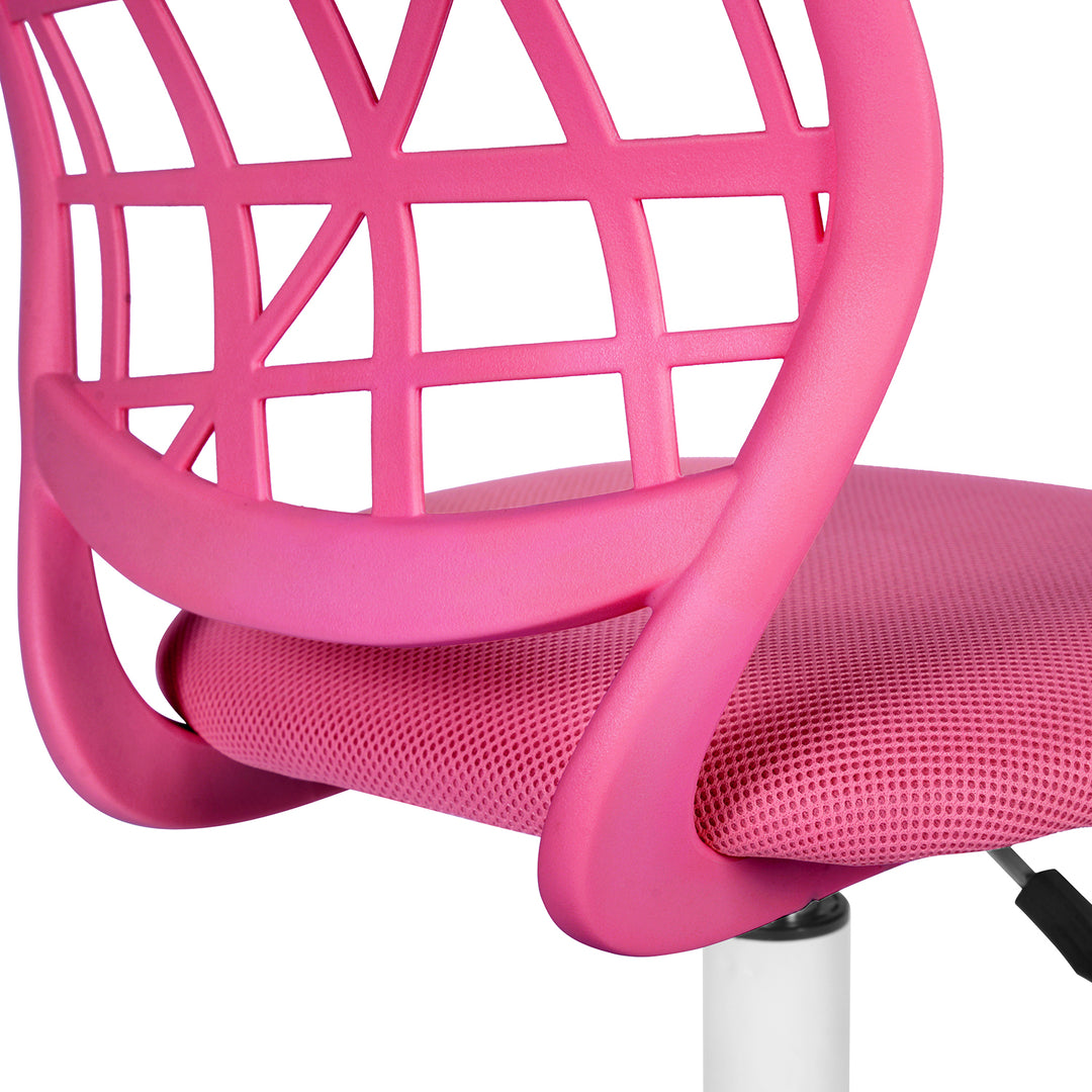Fusha swivel children desk's chair height adjustable office chair CARNATION PINK I