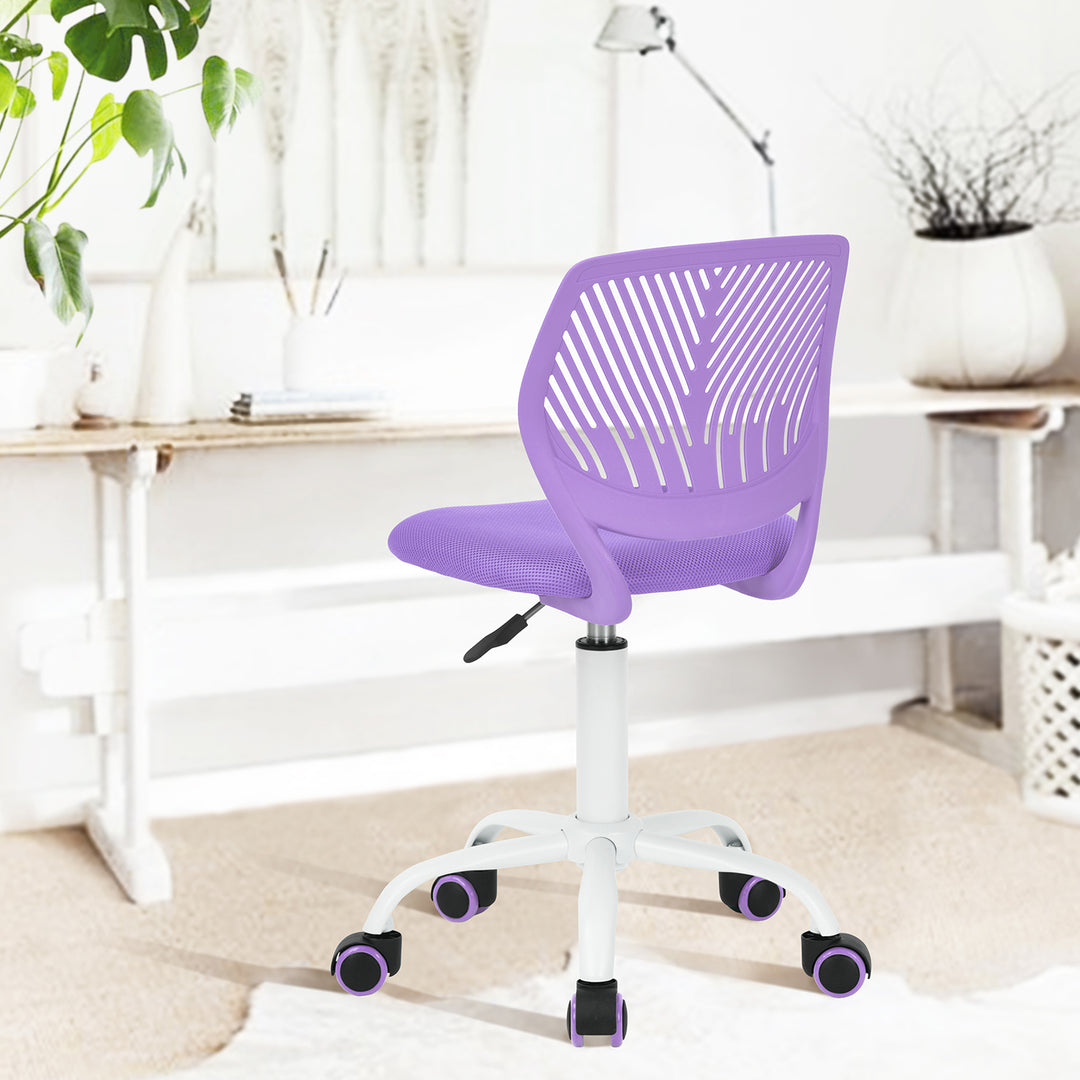 Purple Children's Desk Chair Swivel Office Chair CARNATION PURPLE