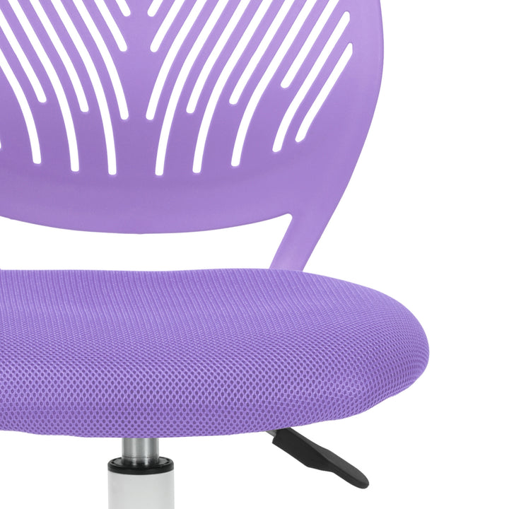 Purple Children's Desk Chair Swivel Office Chair CARNATION PURPLE