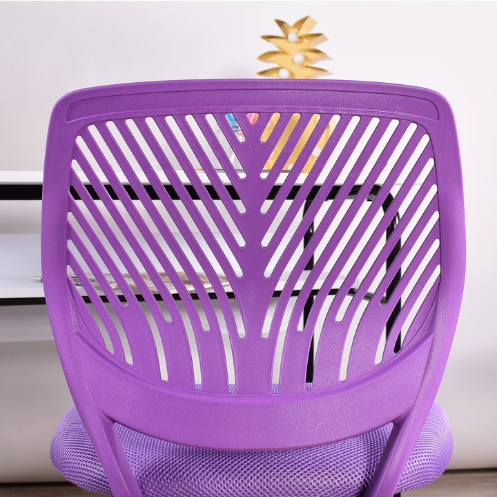 Purple Children's Desk Chair Swivel Office Chair CARNATION PURPLE