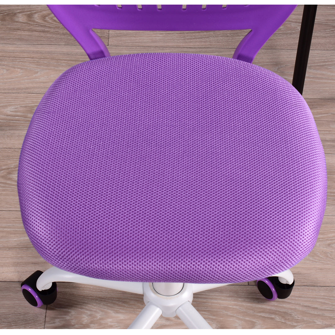 Purple Children's Desk Chair Swivel Office Chair CARNATION PURPLE