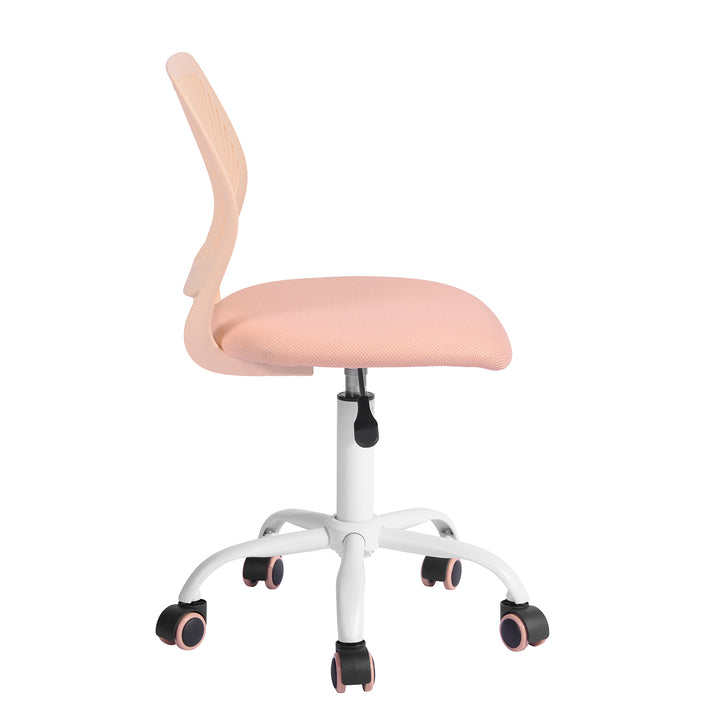 Swivel children desk's chair height adjustable office chair CARNATION ROSE