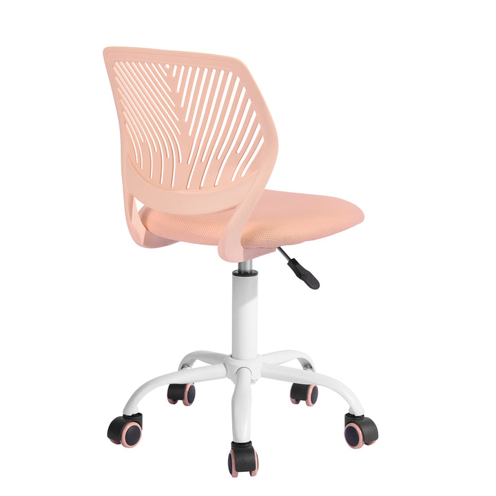 Swivel children desk's chair height adjustable office chair CARNATION ROSE