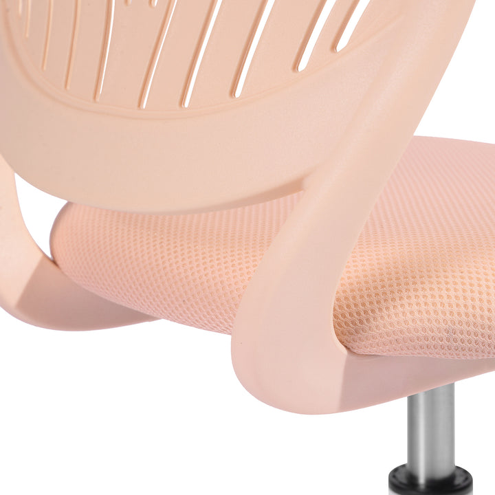 Swivel children desk's chair height adjustable office chair CARNATION ROSE