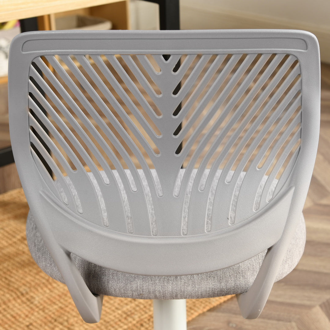 Grey swivel children desk's chair height adjustable office chair CARNATION VERITA GREY