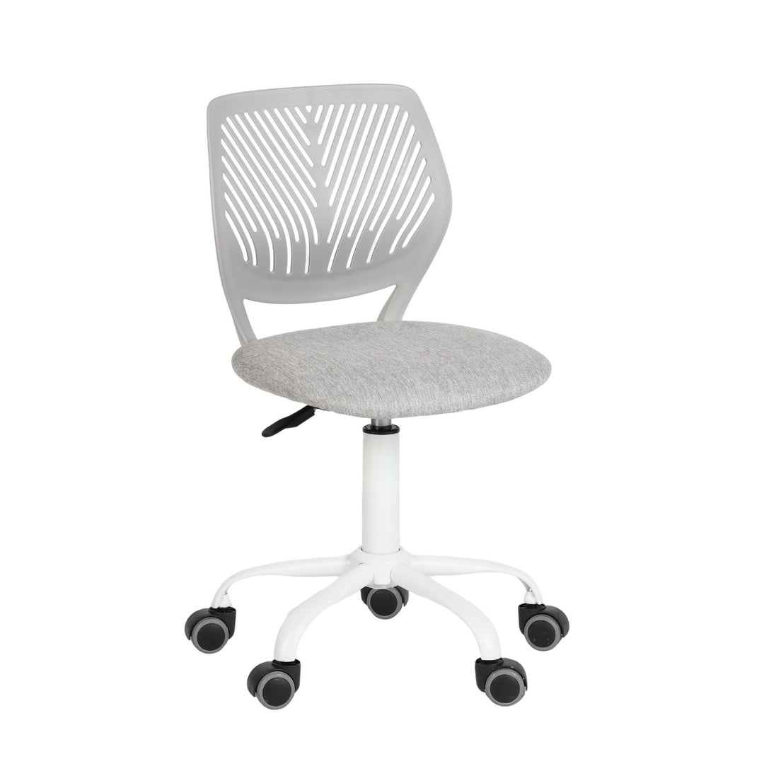 Grey swivel children desk's chair height adjustable office chair CARNATION VERITA GREY